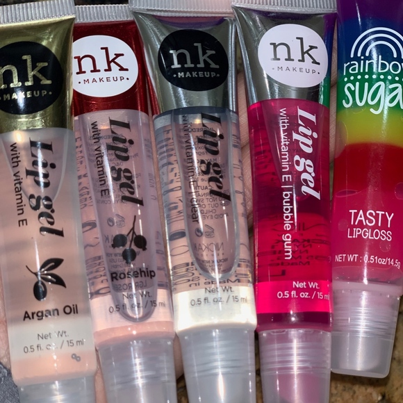 nk Makeup Clear Lip Gloss Oil Gel By Nk Bundle Of 5 New Poshmark